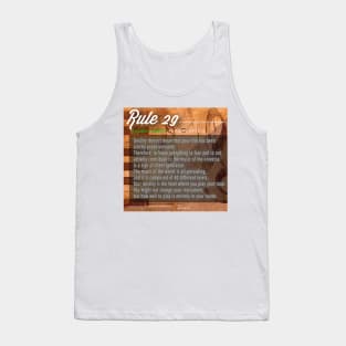 40 RULES OF LOVE - 29 Tank Top